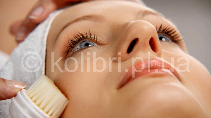 Woman Getting Facial Spa Treatment